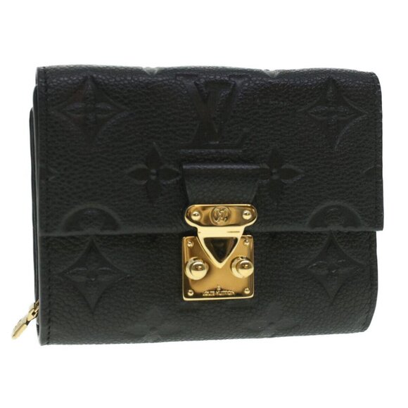 LOUIS VUITTON Empreinte Porte Feuille Metis Compact Wallet Noir M80880 LV 37826S - Picture 1 of 14
